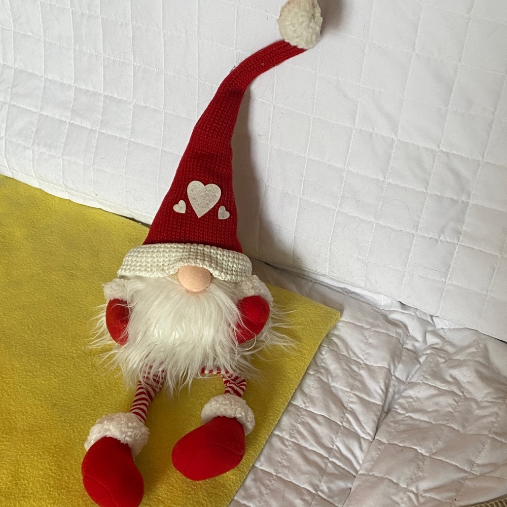 Festive Red Holiday Gnome Plush